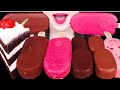 ASMR *CRUNCHY CHOCOLATE ICE CREAM, STRAWBERRY CHOCOLATE CAKE 초콜릿 아이스크림, 딸기 초코 케이크 먹방 EATING SOUNDS