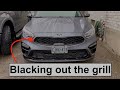 Blacking Out My Grill | Gloss Black Hyper Dip | 2019 Kia Forte