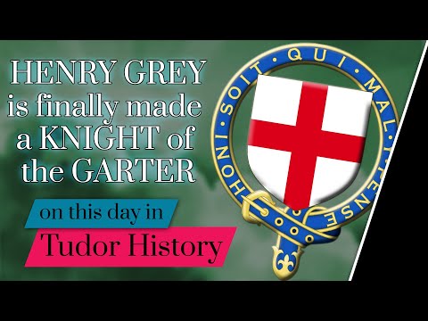 23 May - Henry Grey is finally made a Knight of the Garter #shorts