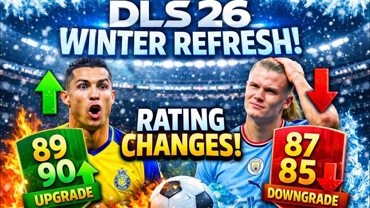 Подробное описание зимнего обновления DLS 26 | Полное обновление рейтингов игроков