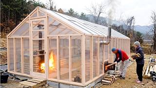 Family Builds Their Dream Heated Greenhouse 15 Minutes -TIMELAPSE | Start to Finish by @ppeppefamily