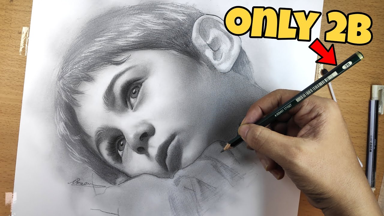 Drawing Pencils 2B - Ujan Creations