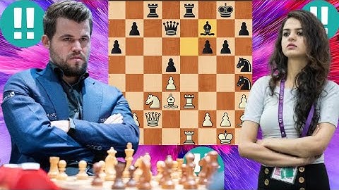 Magnus Carlsen vs Tania Sachdev 13