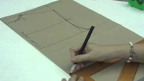 Lesson 2-16  MEDIUM Back Block Pattern Bodice Part 2 - BASIC DRESS WITH WAISTLINE