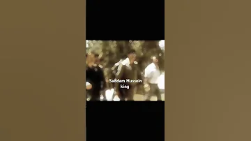 Saddam Hussein King Reels Foryou Fypシ Viral King Saddam 
