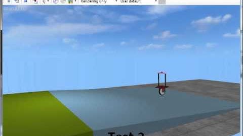 Unicycle robot on a slope