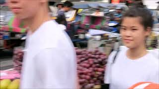 Thai Fresh Fruit Market, Thai Street Food, Market Food Thailand