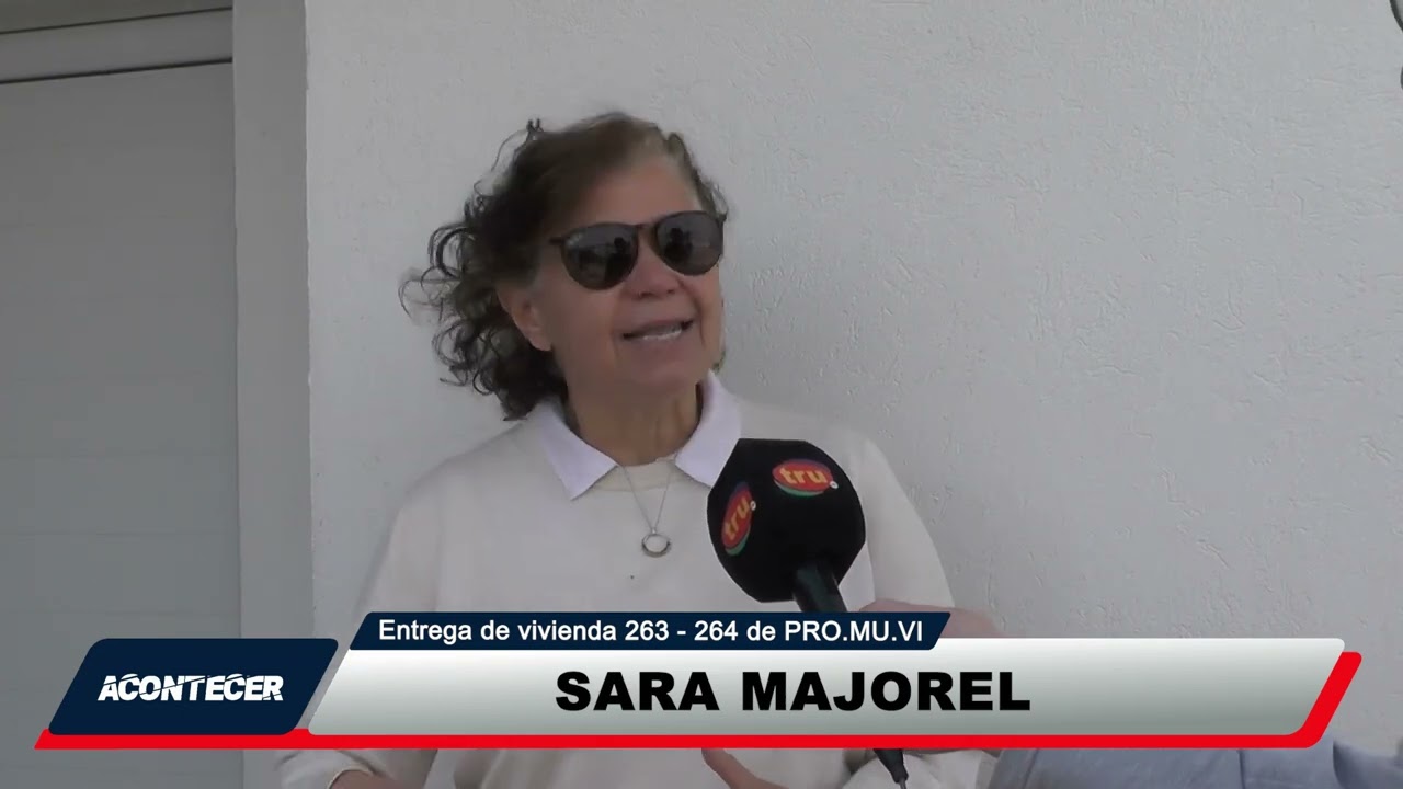 Marcos Juárez: Entrega de viviendas por parte del municipio. Más detalles