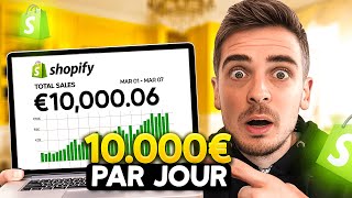 Dropshipping: De 0 à 10.000€/Jour en 7 Jours (Je Montre Tout)