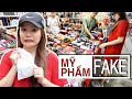 😱 Lần Đầu Đi Mua Mỹ Phẩm Fake 😷 Buying Fake Makeup ❤️  TrinhPham