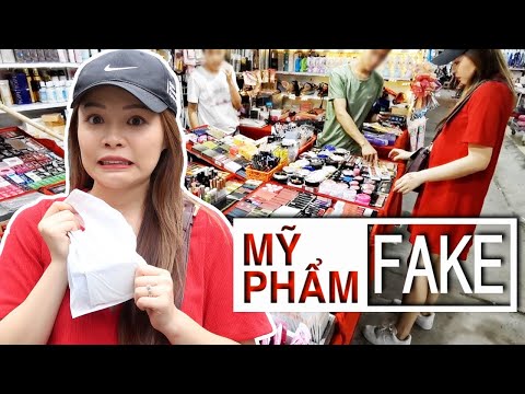 ? Lần Đầu Đi Mua Mỹ Phẩm Fake ? Buying Fake Makeup ❤️ TrinhPham