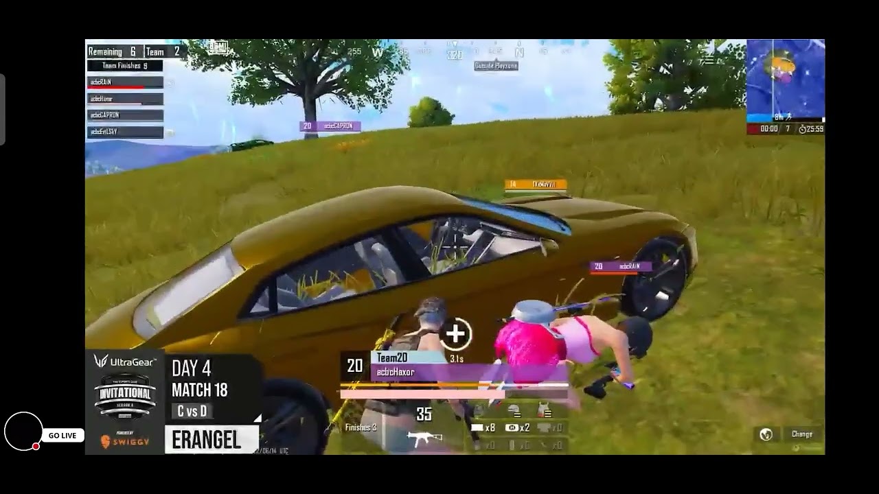 Team X Spark (very critical) chicken dinner (the eSports club ) tx vs God like at end jone