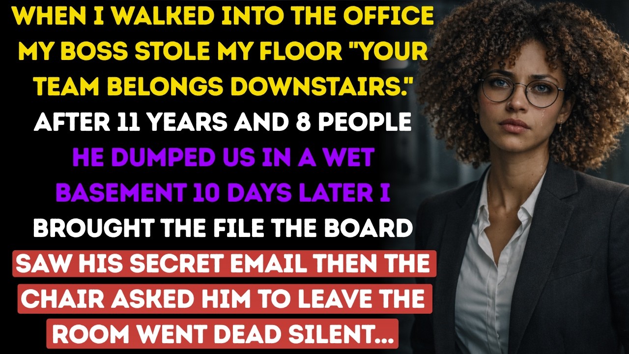 MY BOSS BANISHED MY TEAM TO BASEMENT AFTER 11 YEARS