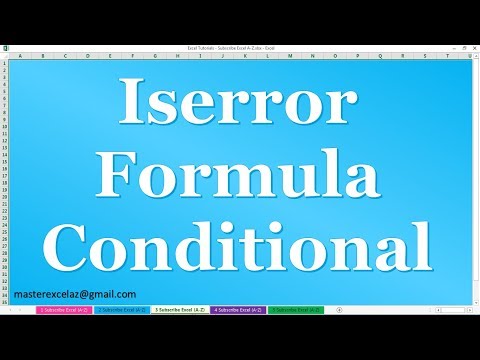 How to Find Errors using Conditional Formatting ISERROR formula in MS Excel 2016
