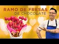 Ramo de ROSAS CON CHOCOLATE, el detalle mas romántico!