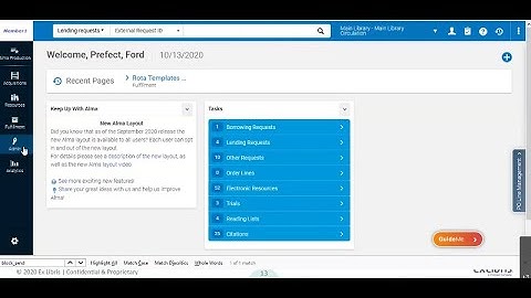 Resource Sharing part 1 of 4   Consortia – classic model – Configuration and Workflow Oct. 13, 2020