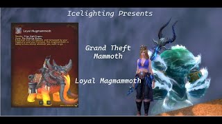 Grand Theft Mammoth - Loyal Magmammoth Mount -Lavaproff Boots -Obsidian Glasses - Magmammoth Harness