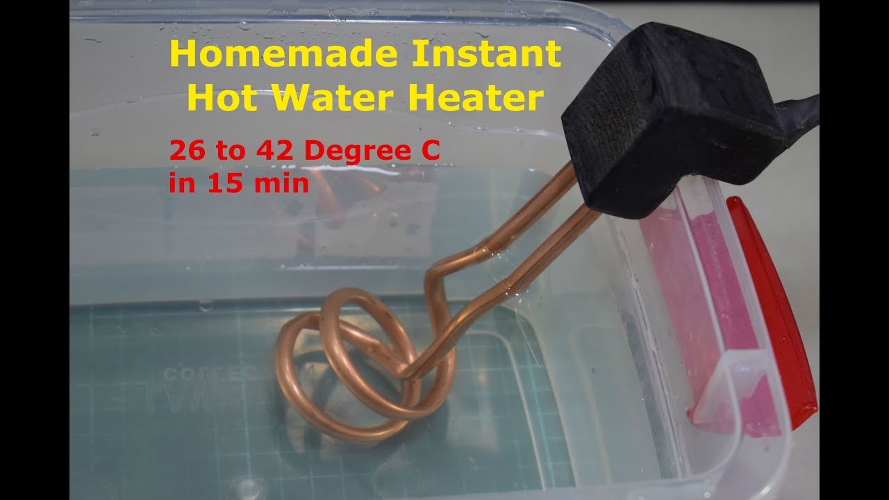 Hot Water Heater - How To Make An Electric Water Heater - Homemade Dc Water  Heater - Youtube