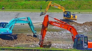 はたらくくるま（ショベルカー） "Construction Vehicles (Excavator,Digger)" "строительная техника (экскаватор)"