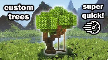 Fastest Way to make Big Custom Trees | Tutorial [+world download]