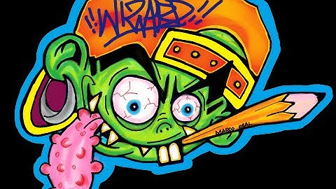 How to Draw a crazy graffiti  karakter - ( step by step) graffiti character