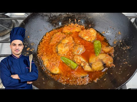 Fish Karahi Recipe Ready In 1 minutes Karachi Famous By Chef M Afzal |