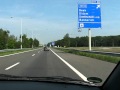 Dutch - German Border Crossing on A3 Autobahn