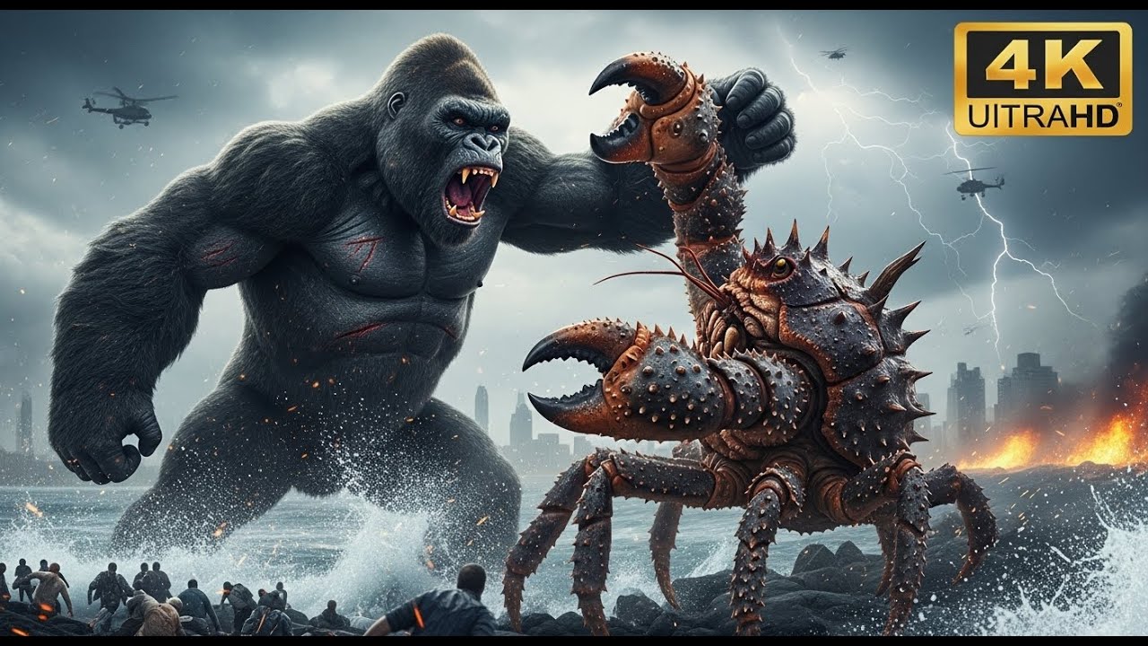 Mega Showdown: King Kong vs. Giant King Crab | Who Wins?
