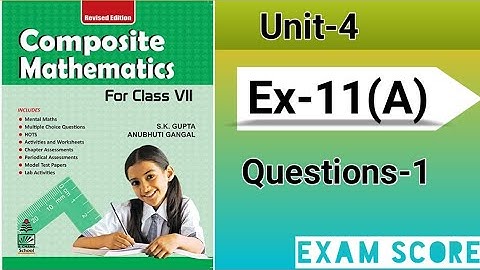 composite mathematics class 7 || the triangle and it