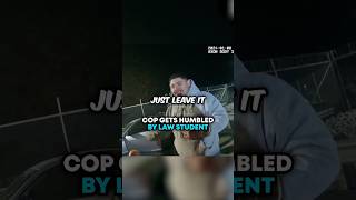 Cop Gets Humbled By Law Student
