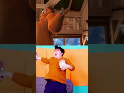 Grizzy & les Lemmings : Lazy Bear #shorts