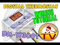 DM-W3001 Digital Thermostat Setup and Wiring Tutorial: How to use DM DIY MORE Temperature Control