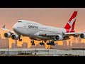 40 BIG PLANE TOUCHDOWNS from UP CLOSE | AN124 B747 A380 A340 | Melbourne Airport Plane Spotting