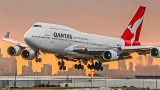 40 BIG PLANE TOUCHDOWNS from UP CLOSE | AN124 B747 A380 A340 | Melbourne Airport Plane Spotting