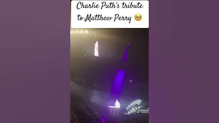 Charlie Puth’s tribute to Friends Matthew Perry in Melbourne 🥹😢