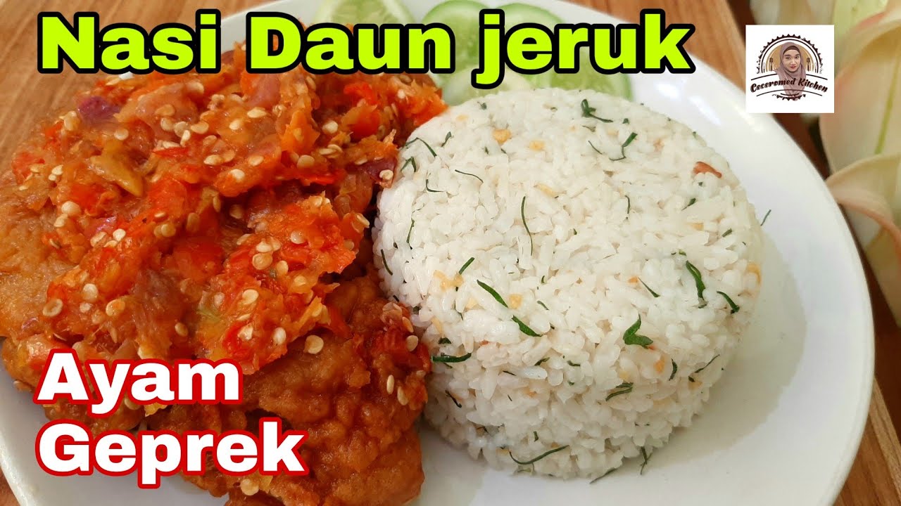 Nasi Daun Jeruk Ayam Geprek Duplikat Nasi Daun Jeruk Ayam Geprek Terkenal Youtube