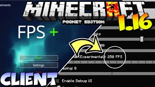 MCPE 1.16 ZEXUS CLIENT - MINECRAFT PE 1.16 ZEXUS CLIENT - FPS BOOSTER