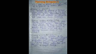 Planning #class 12 #chapter 4 #Business studies notes