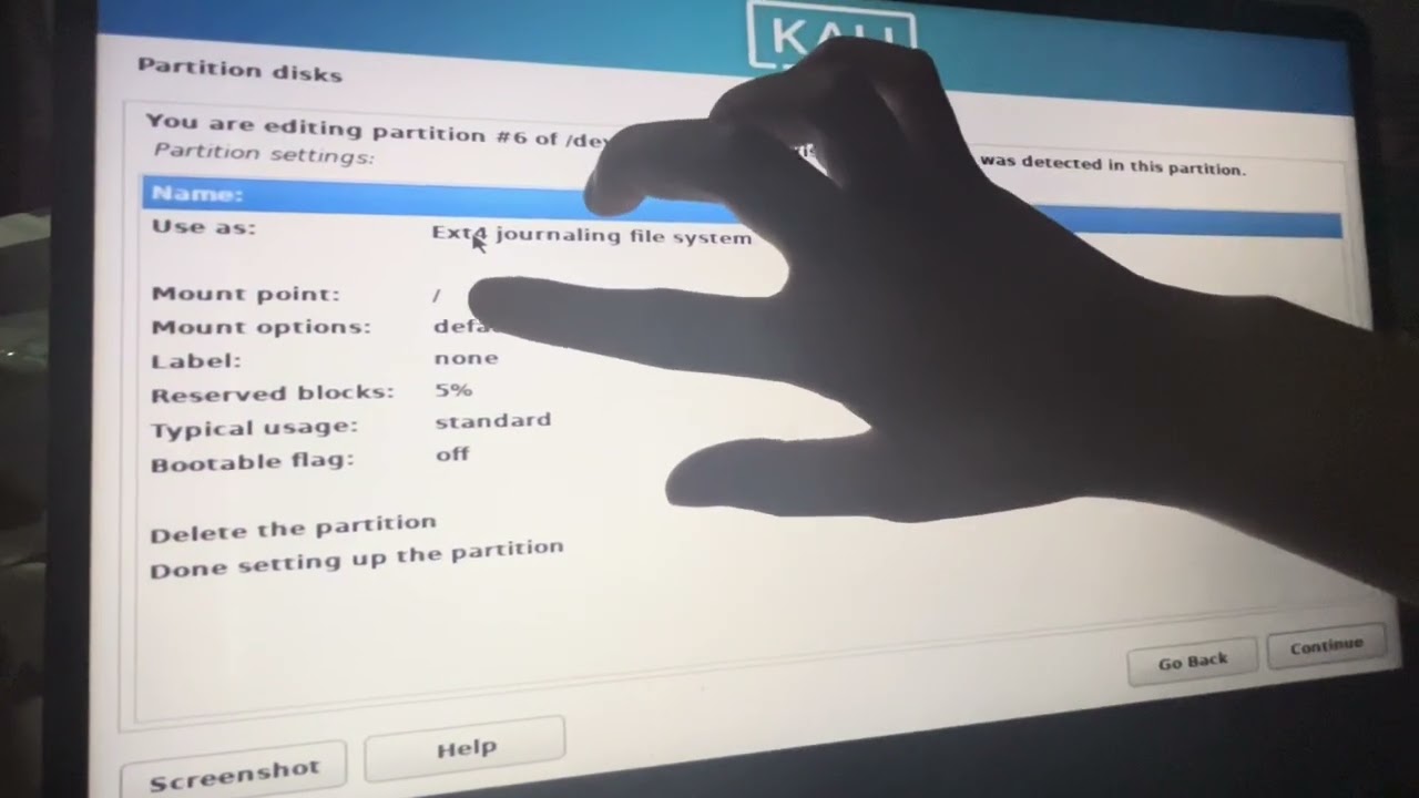 How to set up kali Linux in real machine with Gnome UI 