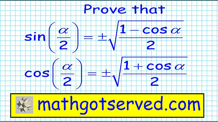 Derivation of the half angle identities