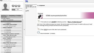 SCENE e-learning platform DEMO