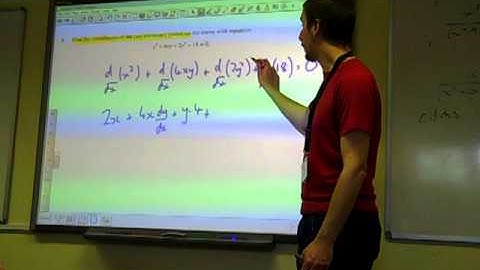 C4 Implicit Differentiation OCR June 2010 q5