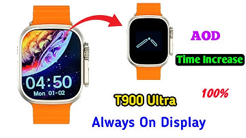 T900 Ultra Smartwatch Always On Display | How To Enable T900 Ultra Always On Display #smartwatchclub