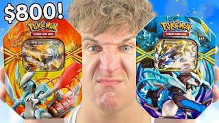 I Opened $800 White & Black Kyurem Pokemon Tins...