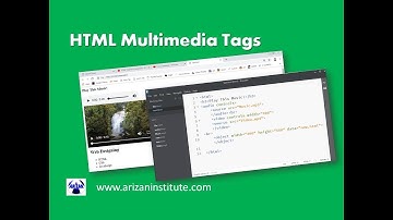 HTML Tutorial in Assamese - 5 || HTML Audio, Video & Object tags || Arizan Institute