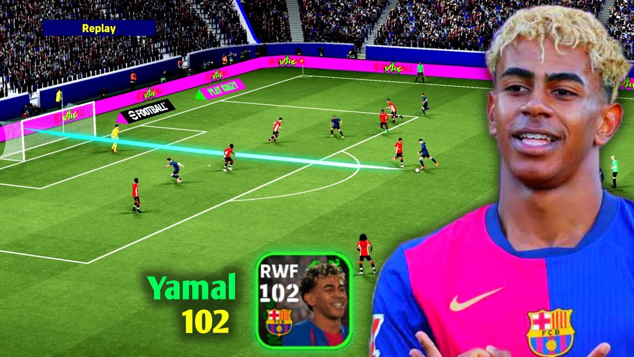 Обзор Ламина Ямал 102 POTW | Электронный футбол 2026 для мобильных устройств