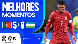 MELHORES MOMENTOS: PORTUGAL 5 X 0 UZBEQUISTÃO | COPA DO MUNDO FIFA™ 2026 | FASE DE GRUPOS