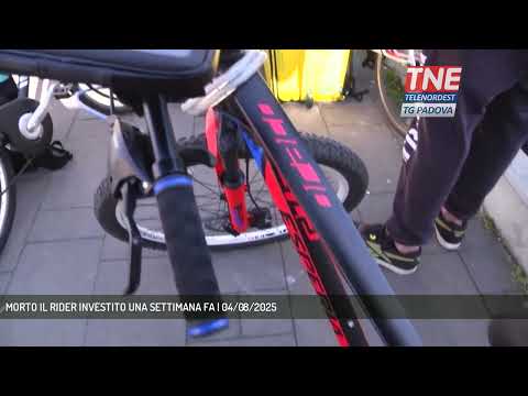 MORTO IL RIDER INVESTITO UNA SETTIMANA FA | 04/08/2025