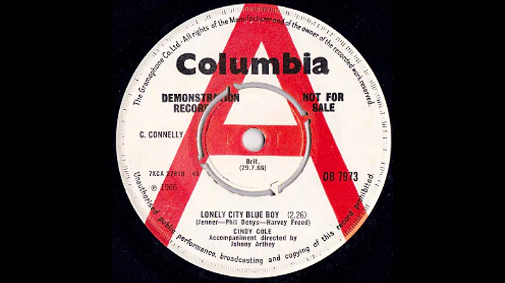 Cindy Cole - Lonely City Blue Boy (Remember Liverp...