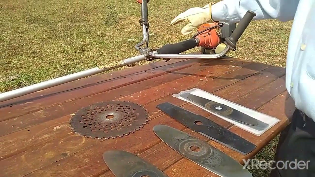 Dicas de como roçar com a lâmina de duas pontas !!!